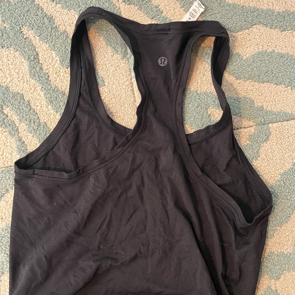 Black Racerback Tank Top - Picture 2 of 3